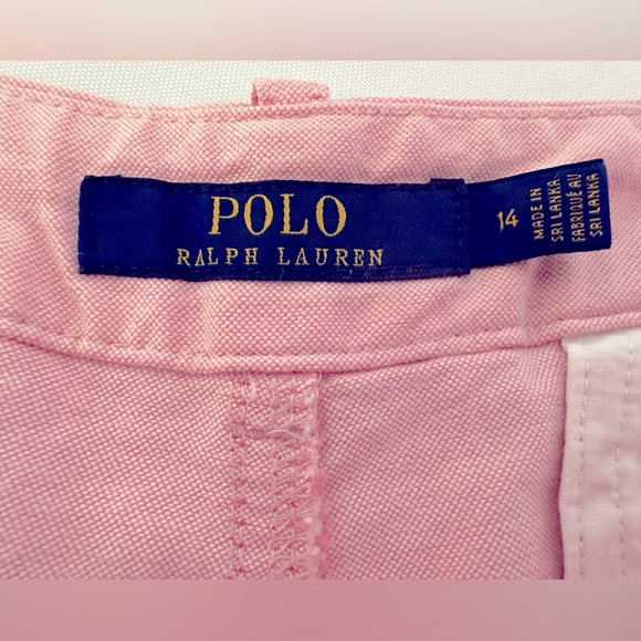 Pink Shorts Polo by Ralph Lauren size 14 - Picture 4 of 4